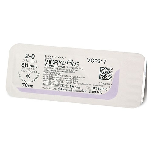 Fils De Suture Résorbables Vicryl Plus Violets